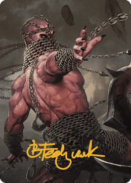 Chain Devil Art Card (Gold-Stamped Signature) [Commander Legends: Battle for Baldur's Gate Art Series]