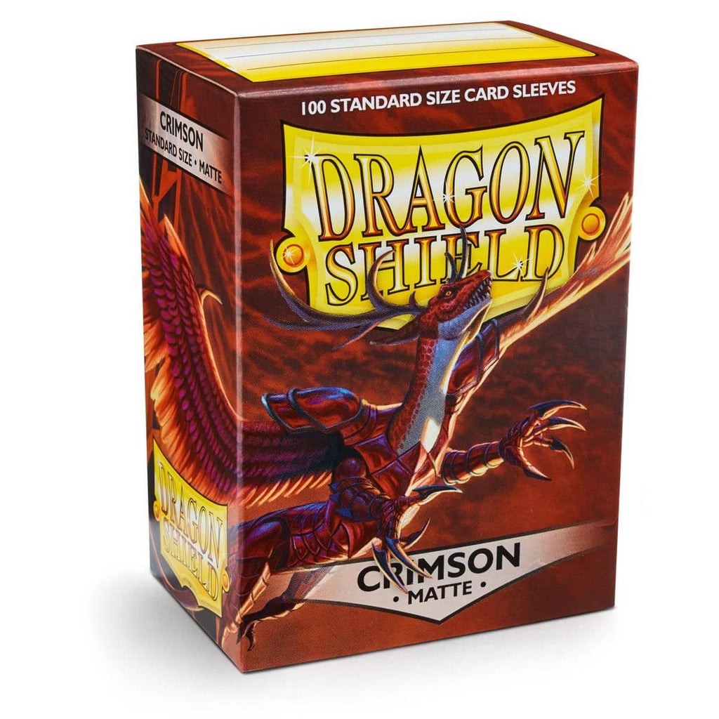 Dragon Shield | Standard Size Sleeves | 100ct | Crimson (Matte)