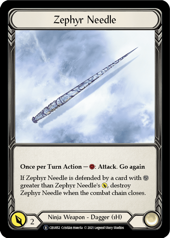 Zephyr Needle [U-CRU052-RF] Unlimited Rainbow Foil