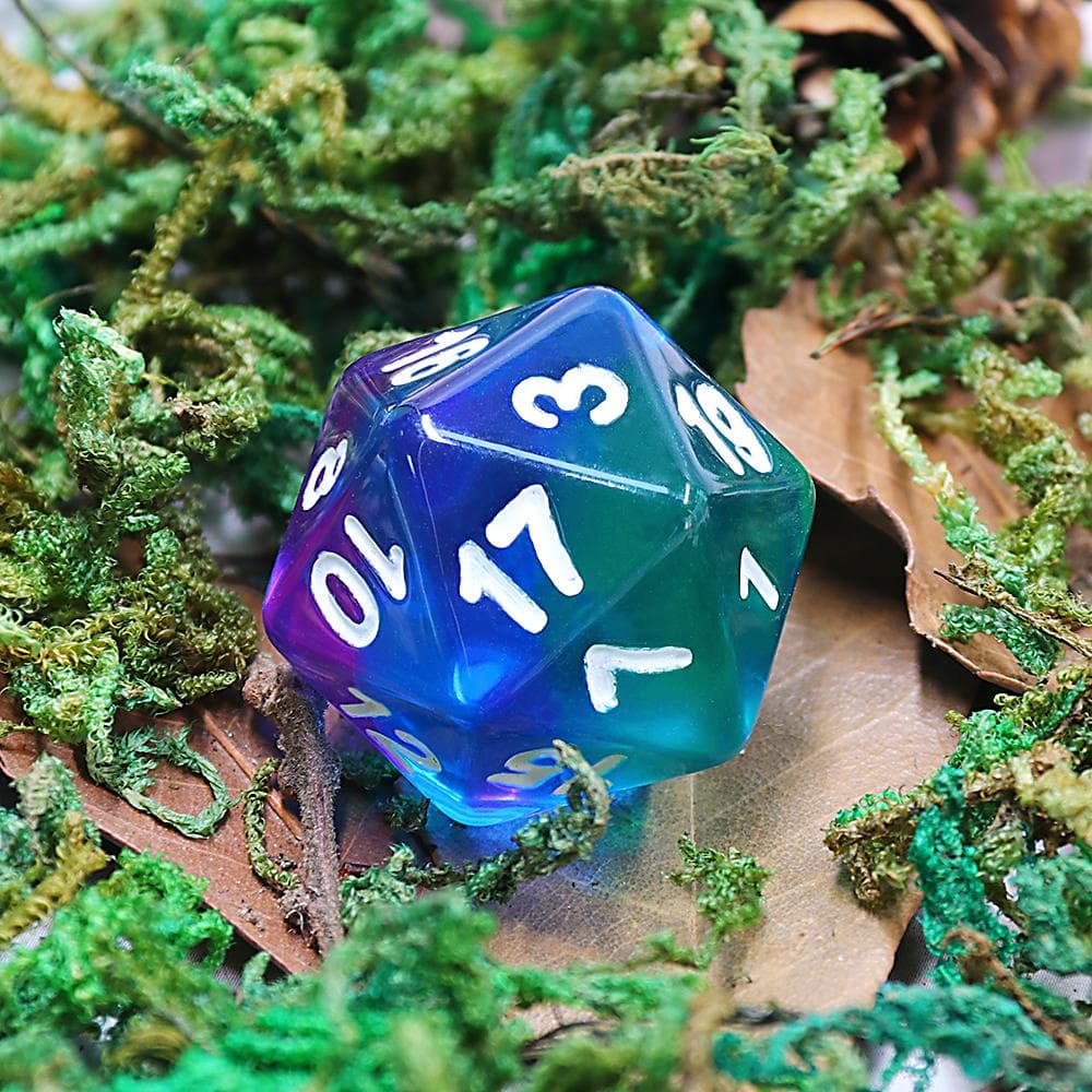 Single Dice | "Aurora Borealis" | d20