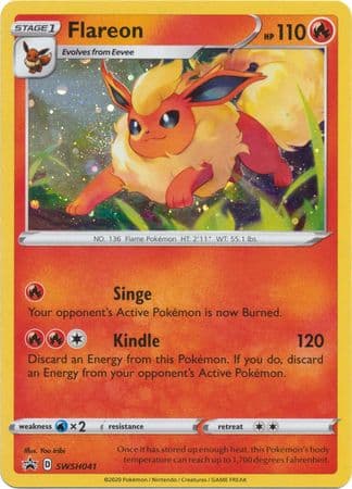 Flareon SWSH041/307 - SWSH Sword & Shield Promo Cards Holofoil