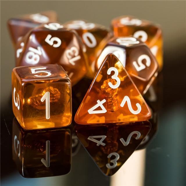 RPG Dice | "Monk's Fist" | Set of 7