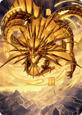 Ao, the Dawn Sky 2 Art Card [Kamigawa: Neon Dynasty Art Series]