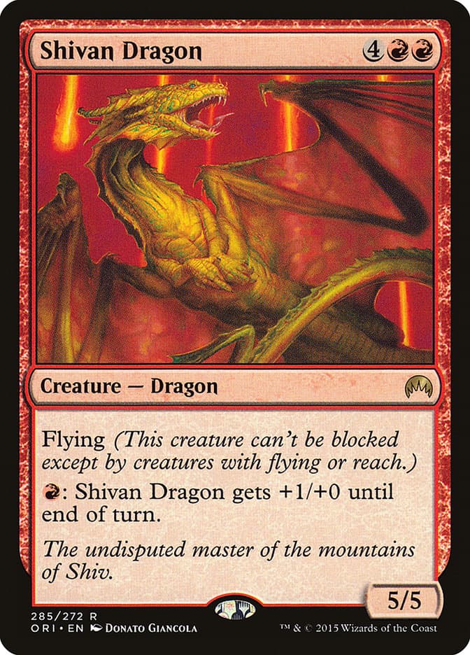 Shivan Dragon [Magic Origins]