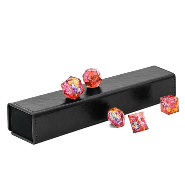 Dice Box | Leather Wand-Style | Black