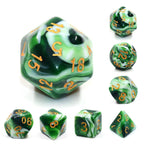 RPG Dice | "Frog Soup" | Set of 7