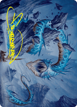 Biolume Serpent Art Card (Gold-Stamped Signature) [Innistrad: Crimson Vow Art Series]