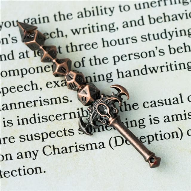 Pendant | "Holy Avenger" Dice Sword | Copper