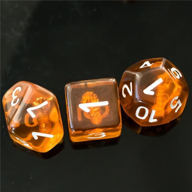 RPG Dice | "Monk's Fist" | Set of 7