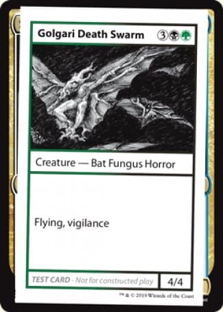 Golgari Death Swarm (2021 Edition) [Mystery Booster Playtest Cards]