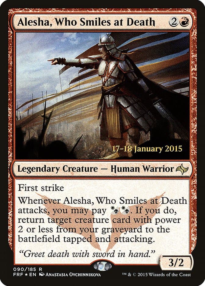 Alesha, Who Smiles at Death [Fate Reforged Prerelease Promos]