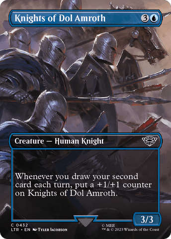 Knights of Dol Amroth (Borderless Alternate Art) [The Lord of the Rings: Tales of Middle-Earth]