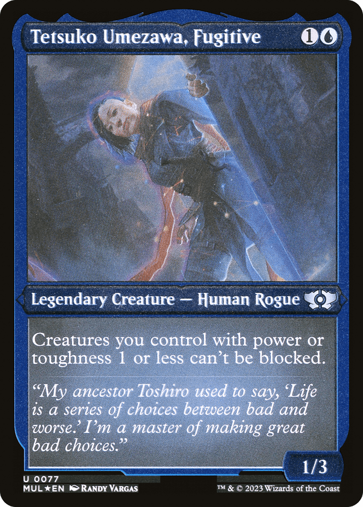 Tetsuko Umezawa, Fugitive (Foil Etched) [Multiverse Legends]