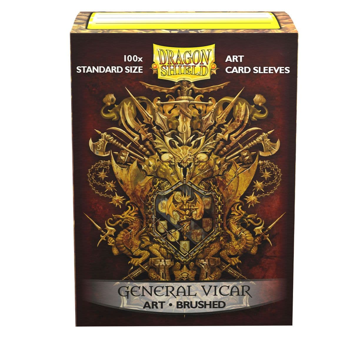 Dragon Shield | Standard Size Sleeves | 100ct | General Vicar (Art Brushed)