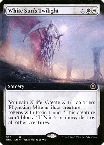 White Sun's Twilight (Extended Art) [Phyrexia: All Will Be One]