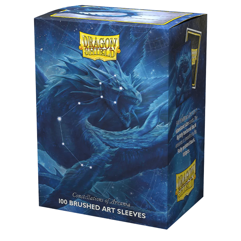 Dragon Shield | Standard Size Sleeves | 100ct | Constellations of Arcania: Drasmorx (Art Brushed)