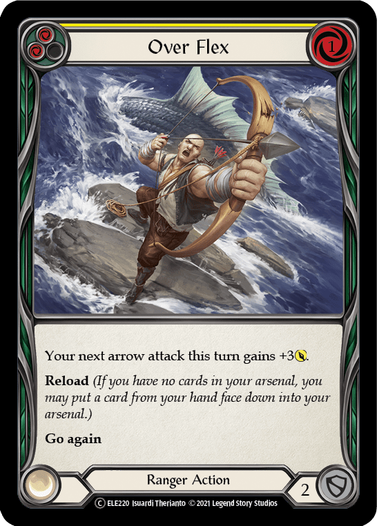 Over Flex (Yellow) [U-ELE220] Unlimited Rainbow Foil