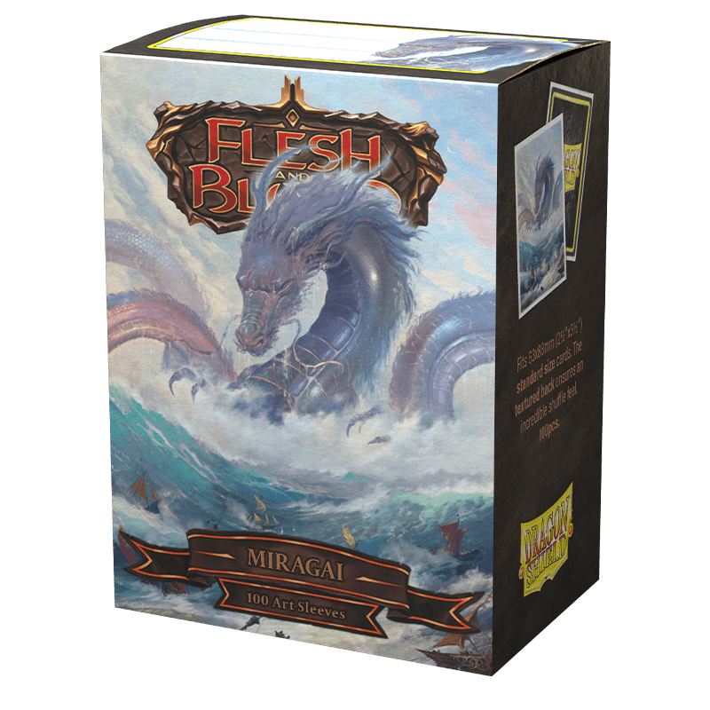 Dragon Shield | Standard Size Sleeves | 100ct | Miragai (Flesh and Blood Matte)