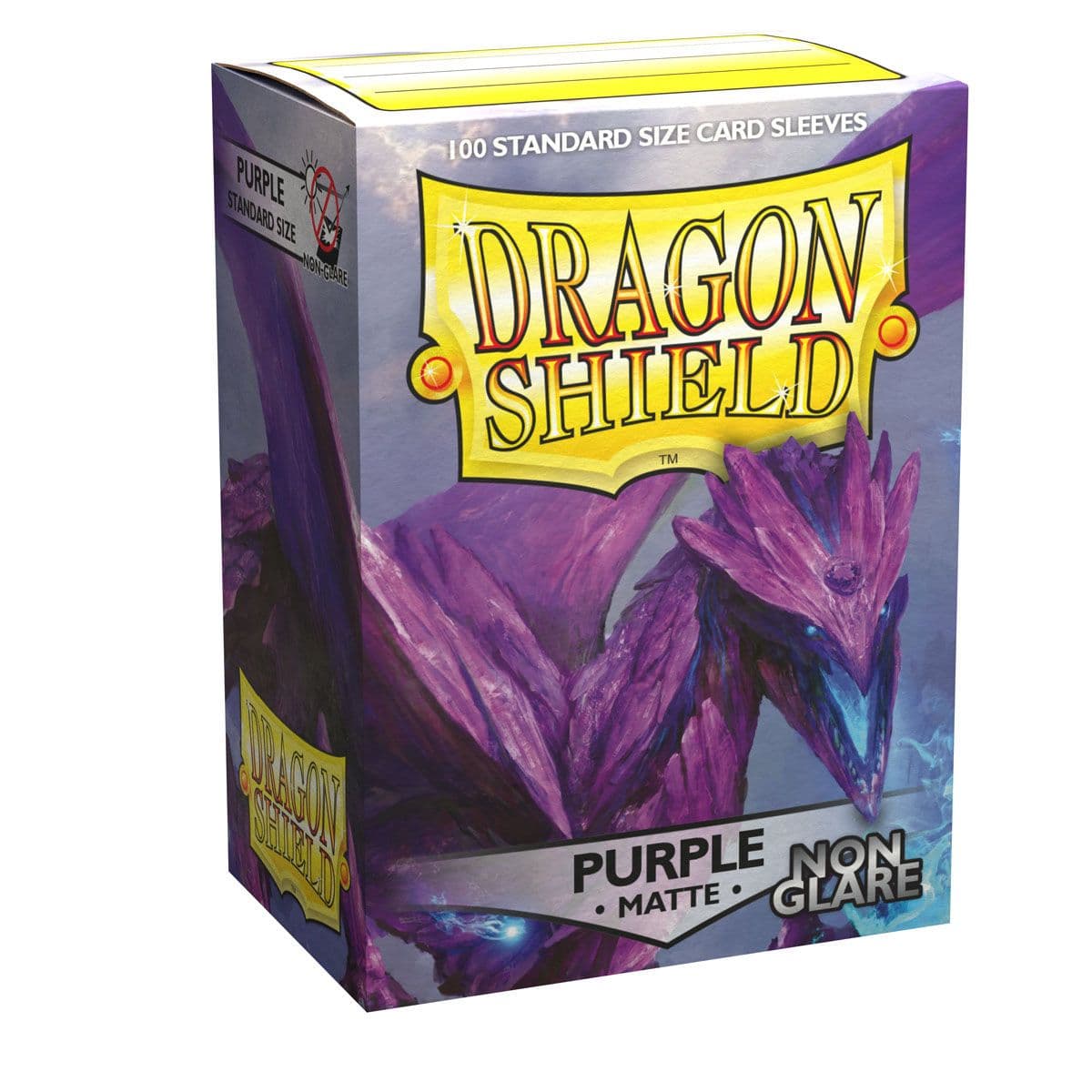 Dragon Shield | Standard Size Sleeves | 100ct | Purple (Non-Glare Matte)