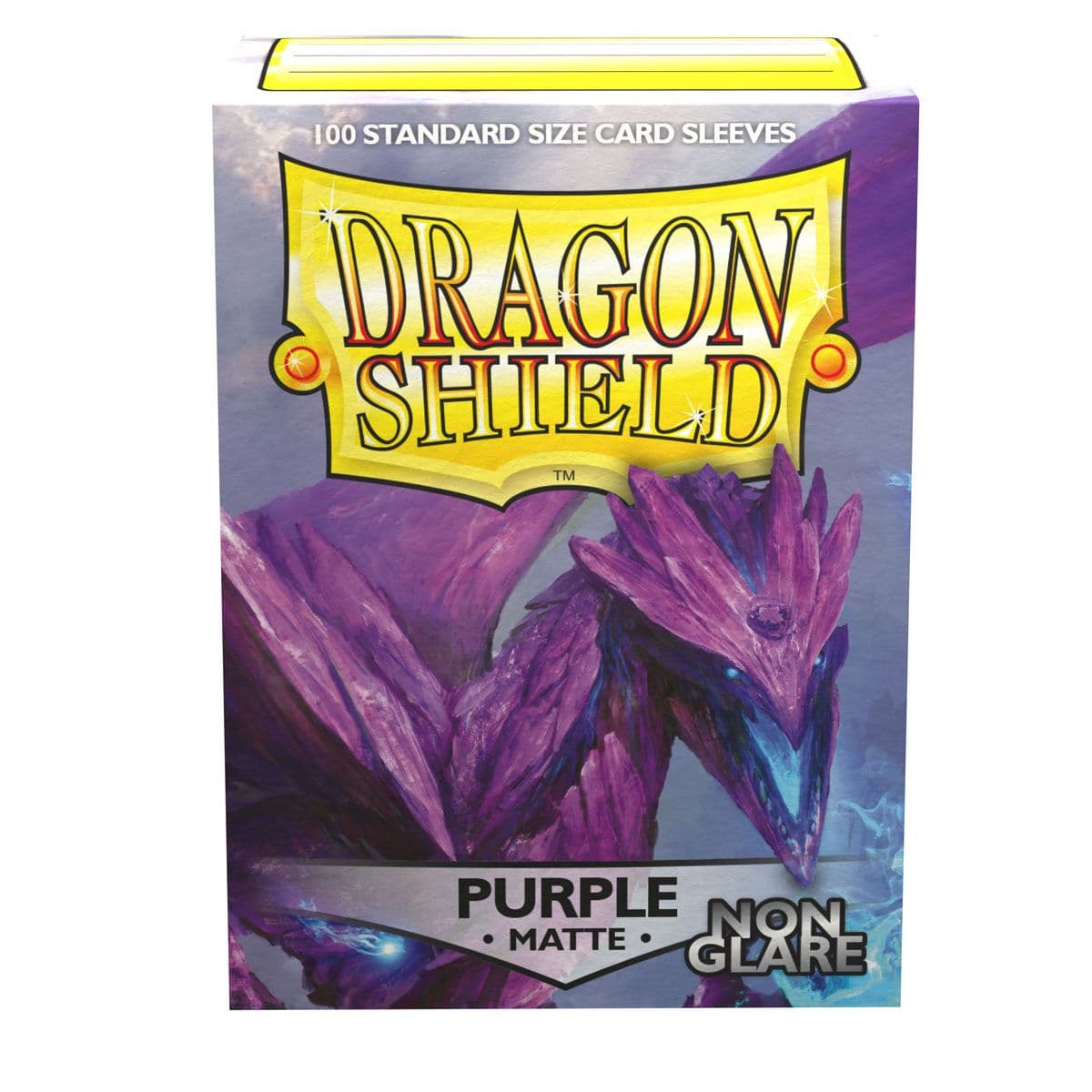 Dragon Shield | Standard Size Sleeves | 100ct | Purple (Non-Glare Matte)