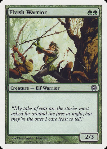 Elvish Warrior [Ninth Edition]