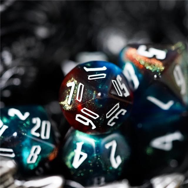 RPG Dice | "Final Frontier" | Set of 7