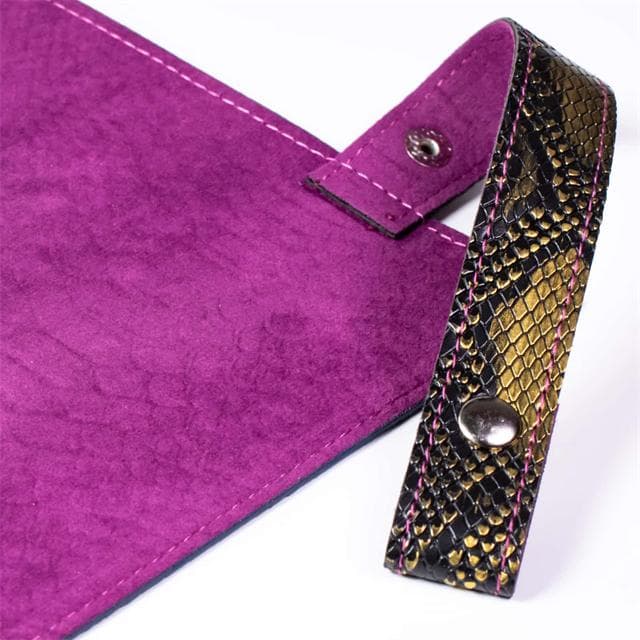 Foldable Dice Mat & Case | Rainbow Dragon Scale (A10)