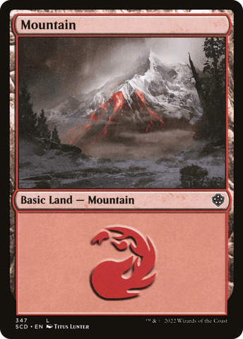 Mountain (347) [Starter Commander Decks]