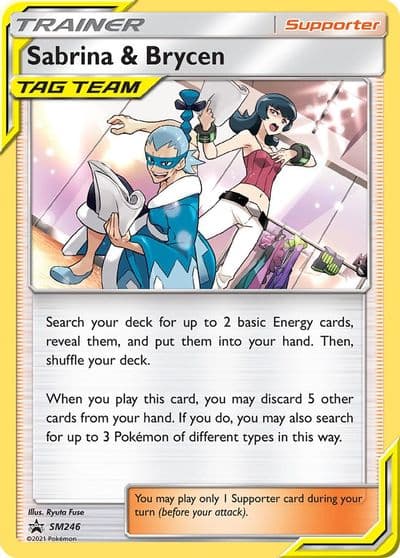 Sabrina & Brycen (SM246) [Sun & Moon: Black Star Promos]