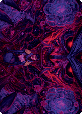 Reckoner Shakedown Art Card [Kamigawa: Neon Dynasty Art Series]