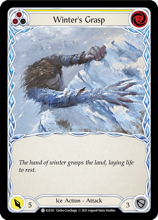 Winter's Grasp (Yellow) [ELE161] (Tales of Aria)  1st Edition Normal