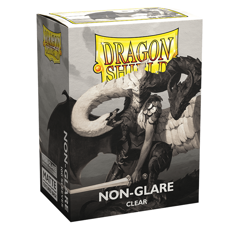 Dragon Shield | Standard Size Sleeves | 100ct | Clear (Non-Glare Matte)