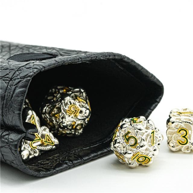 Dice Bag | "Dragon's Eye" | Forest Green (A02)