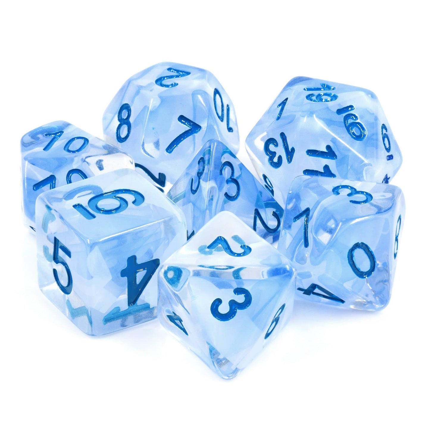 RPG Dice | "Sea Mist" | Set of 7
