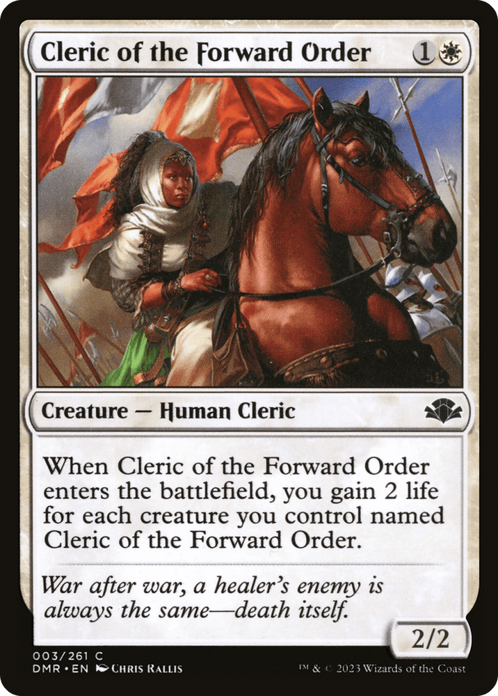 Cleric of the Forward Order [Dominaria Remastered]