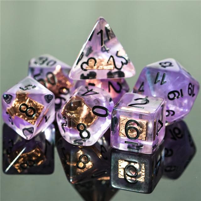 RPG Dice | "Warlock's Tome" | Set of 7