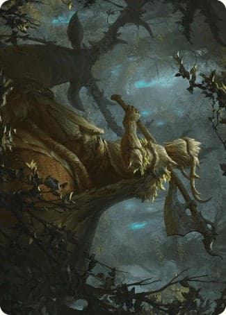 Verdant Outrider Art Card [Wilds of Eldraine Art Series]