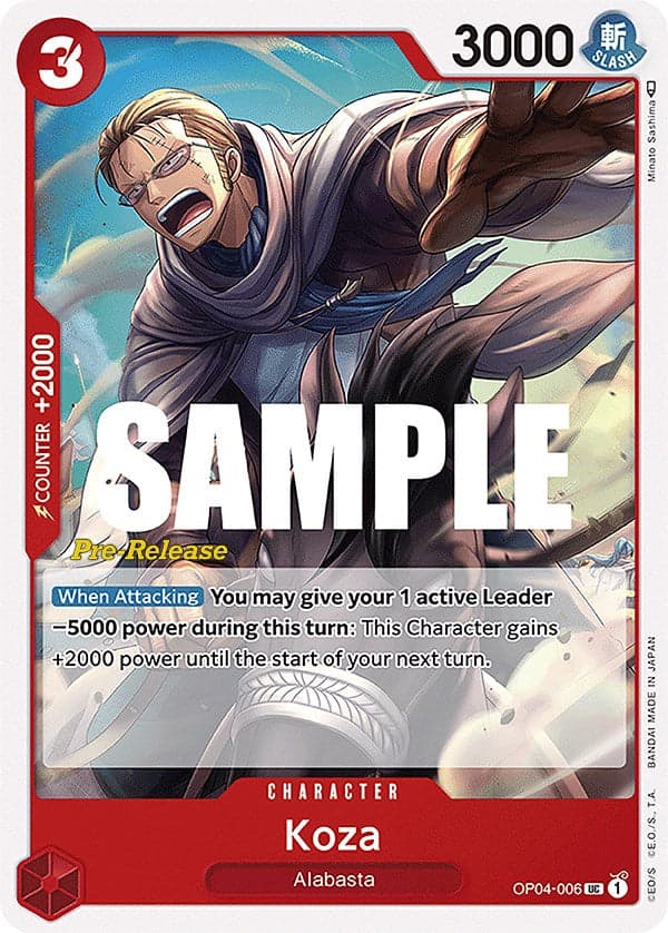 Koza [Kingdoms of Intrigue Pre-Release Cards]