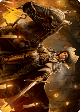 Seasoned Cathar Art Card (Gold-Stamped Signature) [Innistrad: Midnight Hunt Art Series]
