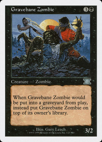 Gravebane Zombie [Classic Sixth Edition]