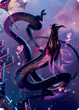 Junji, the Midnight Sky 1 Art Card [Kamigawa: Neon Dynasty Art Series]