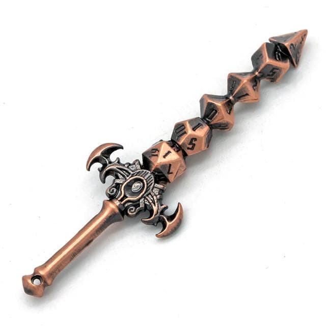 Pendant | "Holy Avenger" Dice Sword | Copper