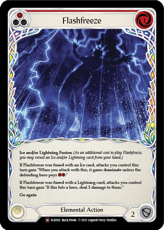 Flashfreeze [U-ELE092] Unlimited Rainbow Foil