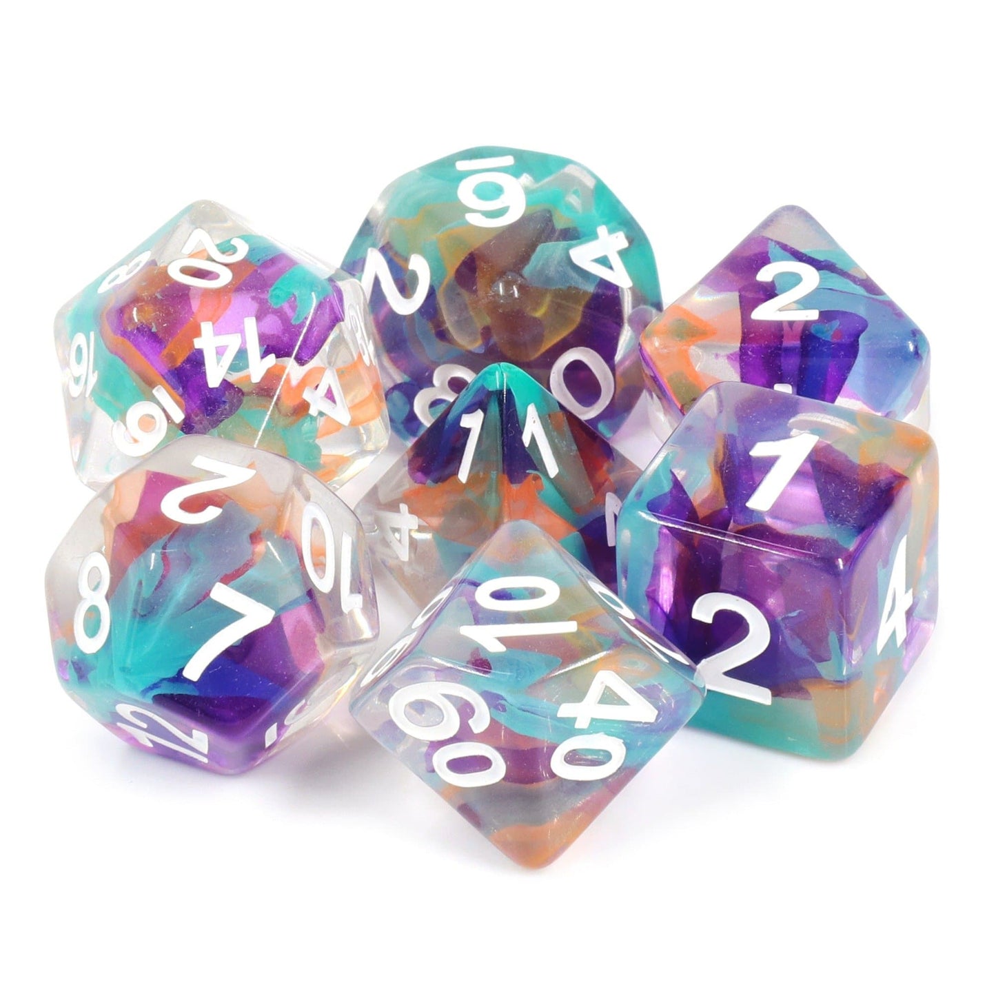 RPG Dice | "Silk Road" | Set of 7