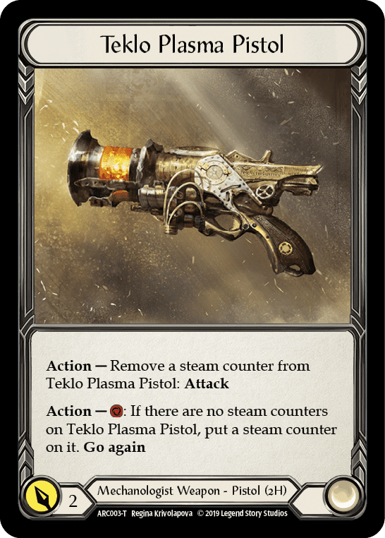 Runechant // Teklo Plasma Pistol [ARC112-T // ARC003-T] 1st Edition Normal