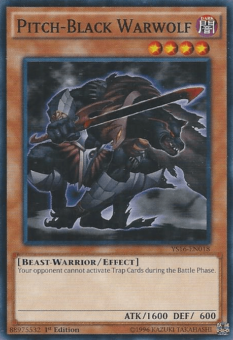 Pitch-Black Warwolf [YS16-EN018] Common