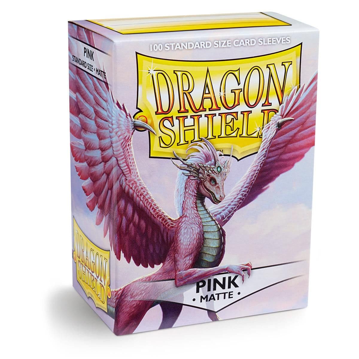 Dragon Shield | Standard Size Sleeves | 100ct | Pink (Matte)