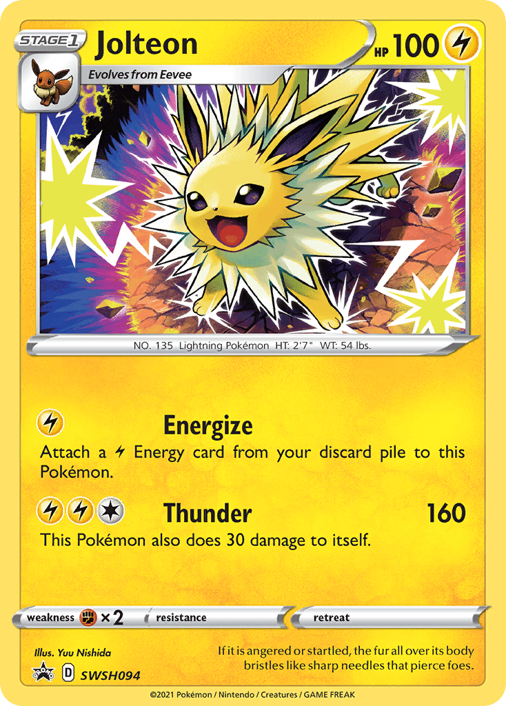 Jolteon SWSH094/307 - SWSH Sword & Shield Promo Cards Holofoil