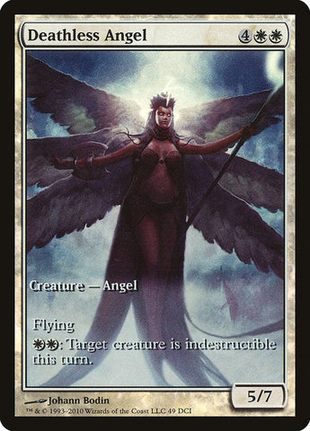 Deathless Angel (Game Day) (Extended Art) [Rise of the Eldrazi Promos]