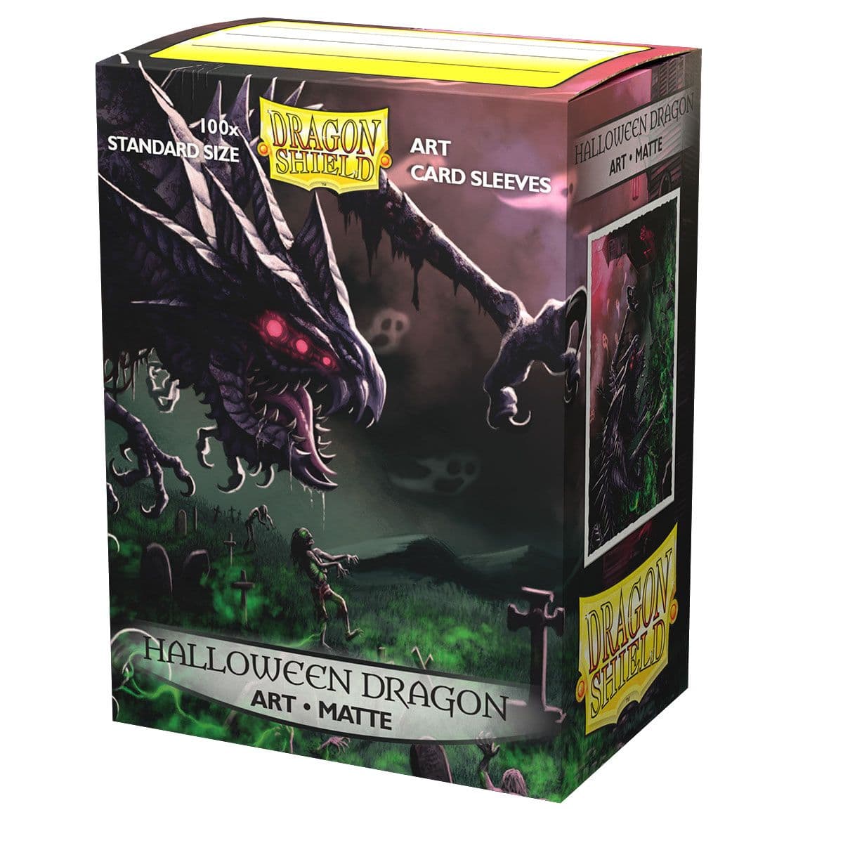 Dragon Shield | Standard Size Sleeves | 100ct | Halloween Dragon: 2020 (Art Matte)